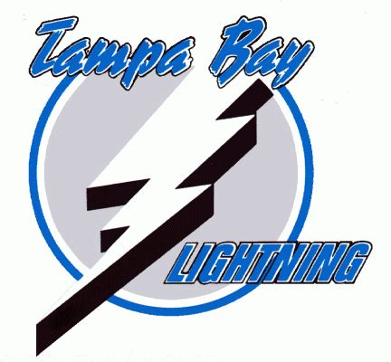 Your 2020 stanley cup champions. Tampa Bay Lightning hockey logo from 1992-93 at Hockeydb.com