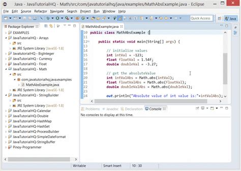 Java Lang Math Abs Example Output Java Tutorial Hq
