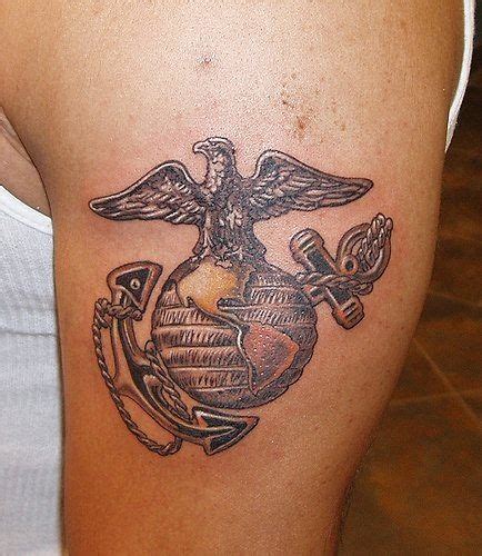 Center of back with the wings a little bigger spread onto the shoulder blades, after boot tat. Pin by Killian Roberson on tats | Fire tattoo, Tattoos for guys, Usmc tattoo