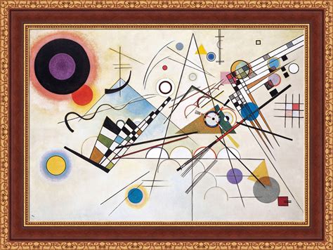 Wassily Kandinsky Composition Viii Framed Canvas Giclee Print 365x27