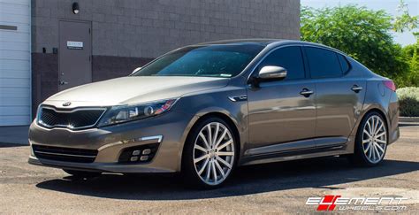 20 Inch Mrr Hr9 Silver Machined Face On 2015 Kia Optima Element Wheels