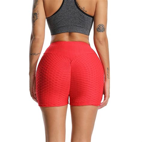 Fittoo Fittoo Sexy Workout Booty Shorts For Women High Waist Running