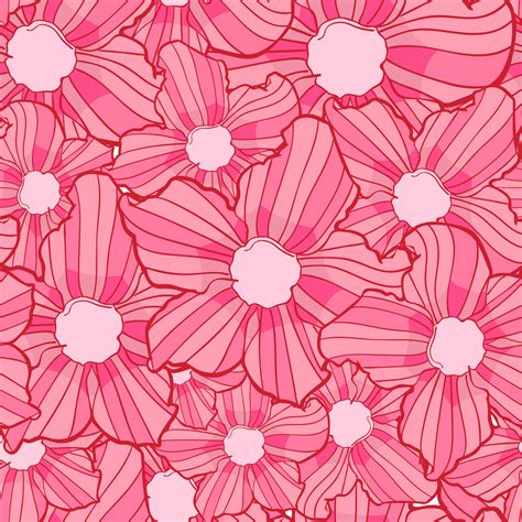 Flower Seamless Pattern Flower Background Texture Floral Seamless Pattern 506810 Vector Art At