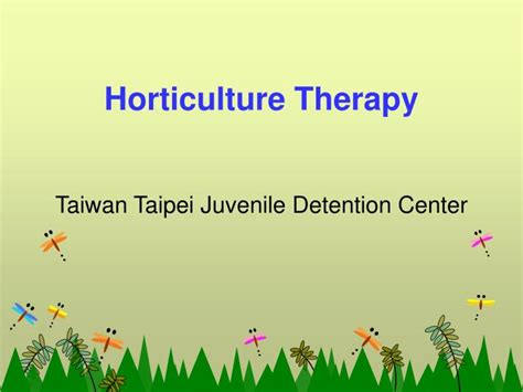 Ppt Horticulture Therapy Powerpoint Presentation Free Download Id