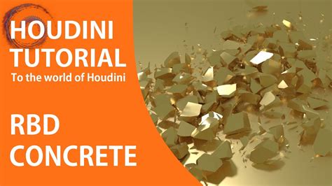 Houdini Tutorial Rbd Concrete For Beginners Rbd 콘크리트 Easy To