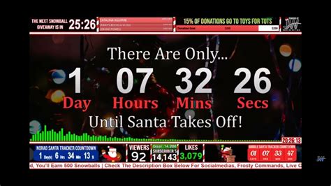 Santa Tracker Countdown 2021 Christmas Countdown Youtube