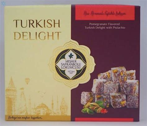 Halal Foods › Turkish Delights › Pomegranate Flavour Turkish Delight