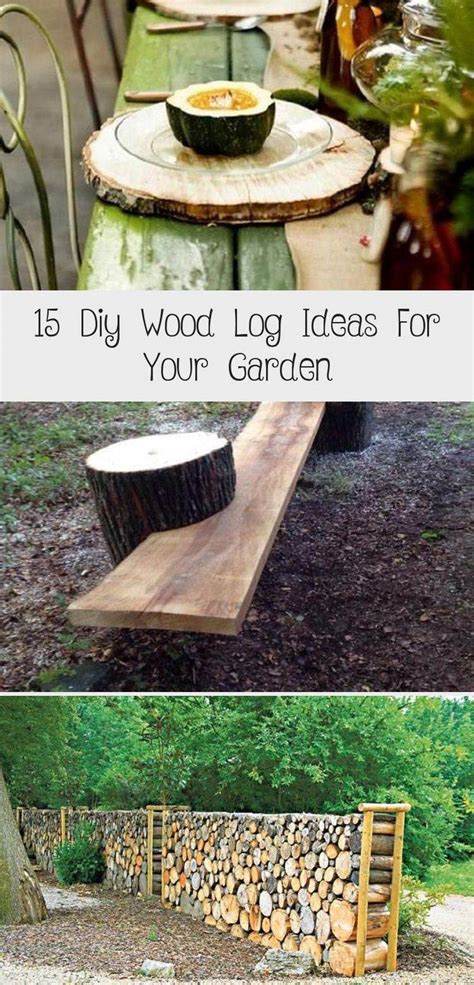 23 Diy Wood Log Garden Ideas To Try This Year Sharonsable