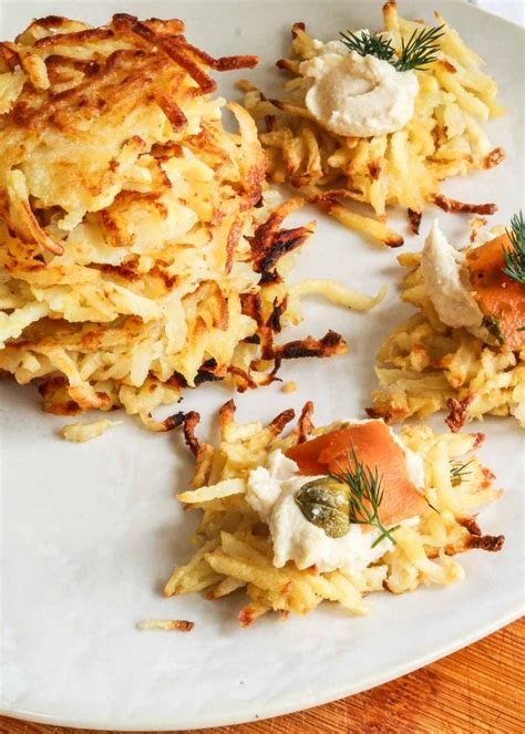 4 Ingredient Vegan Parsnip And Potato Latkes The Vegan Larder