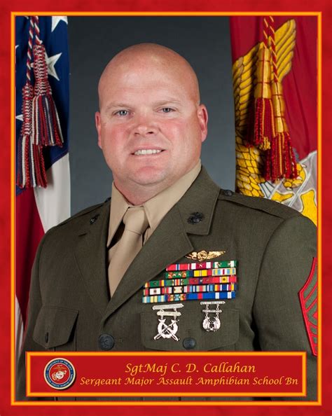 Sergeant Major Charles D Callahan Training Command Biography