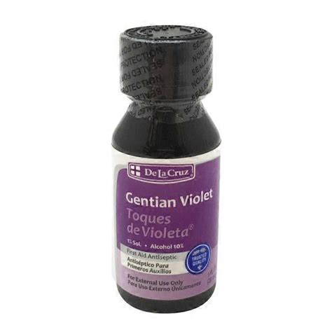 De La Cruz First Aid Antiseptic Gentian Violet 1 Fl Oz From Cub