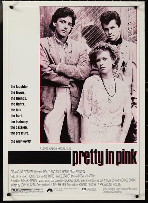 Pretty In Pink Movie Poster 1986 17x24