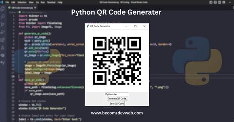 Generate Qr Code Using Python Become Developer