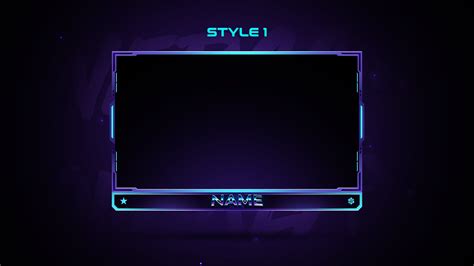 Animated Webcam Overlay Template Animated Retro Style Webcam Etsy