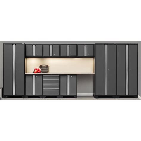 A cluttered garage is a very common issue for most homeowners. NewAge Products Bold 3.0 Series 12 Piece Garage Storage ...