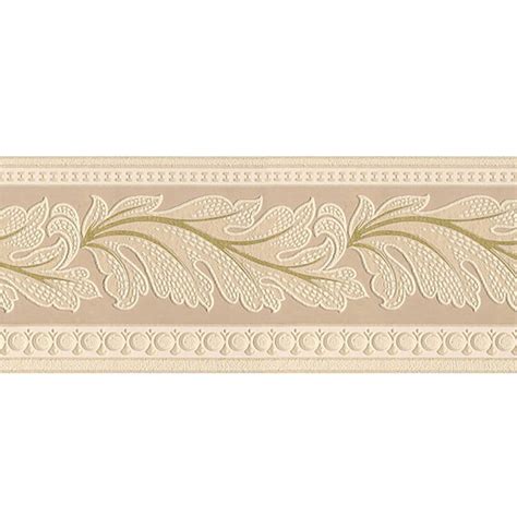 Style Selections 5 In Beige Prepasted Wallpaper Border At