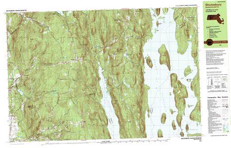 Quabbin Reservoir Topographic Map Ma Usgs Topo Quad 42072d3