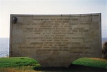 Gallipoli - Memorial at Anzac Cove by Ataturk. "Those heroes that shed ...