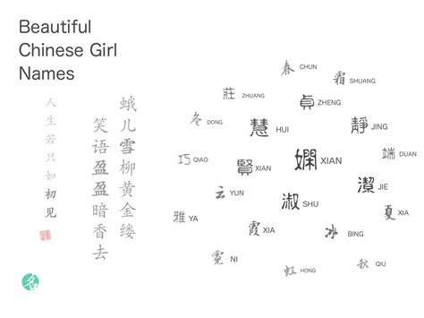 Chinese Female Names With Meaning Chinese Girl Names Starting With G