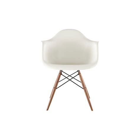 Eames Moulded Plastic Dowel Base Armchair Estilo Furniture