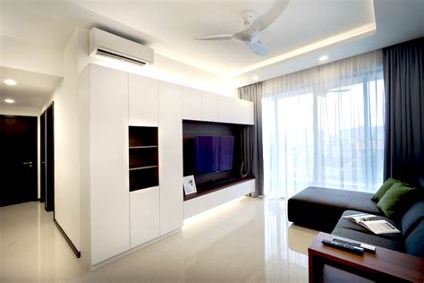 Living Room Interior Design For The Singapore Apartment