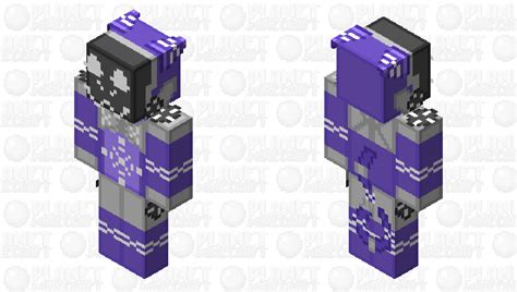 Purple Protogen Minecraft Skin