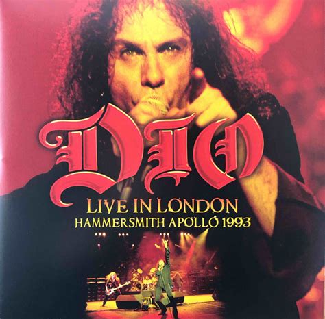 Dio Live In London Hammersmith Apollo 1993 Limited Edition 180 Gram