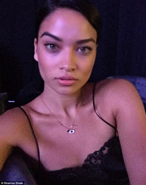 Shanina Shaik Is Radiant As She Poses In Lacy Negligee Daily Mail Online
