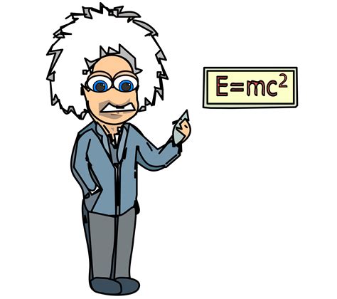 Clipart Albert Einstein Cartoon Png Download Full Size Clipart 5588977