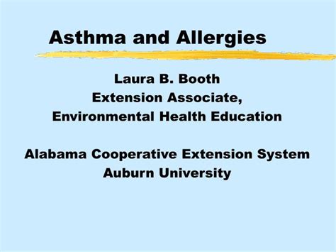 Ppt Asthma And Allergies Powerpoint Presentation Free Download Id