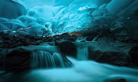 Travel Trip Journey Mendenhall Ice Cave Alaska United States