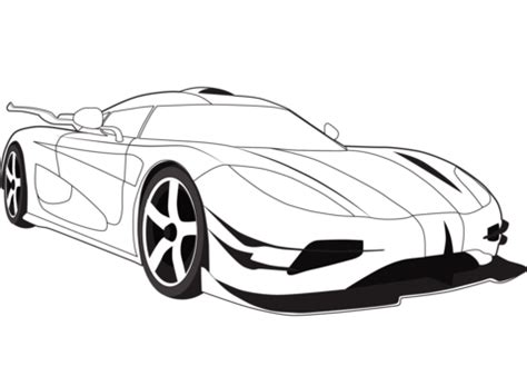 Kolorowanka Koenigsegg Jeden 1 Kolorowanki Dla Dzieci Do Druku