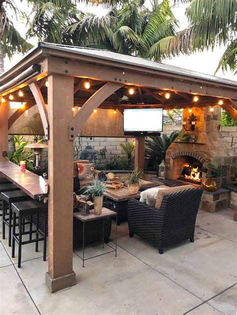 Backyard Pavilion Backyard Gazebo Small Backyard Patio Backyard Patio Designs Pergola Patio