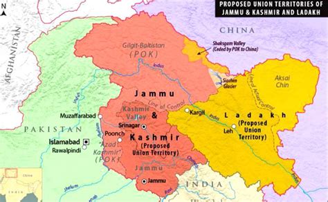 Political Jammu Kashmir India Map New Best Map Collection Images