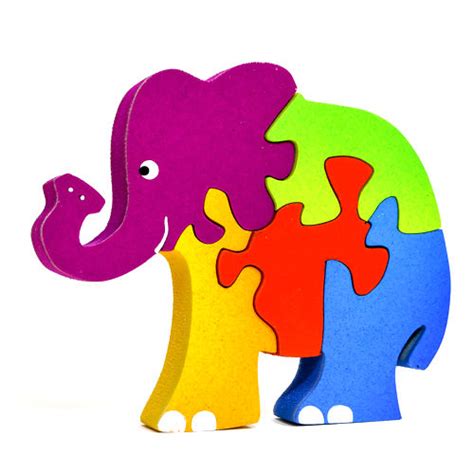 Wooden Elephant Puzzle Caribbean Puzzles Usa
