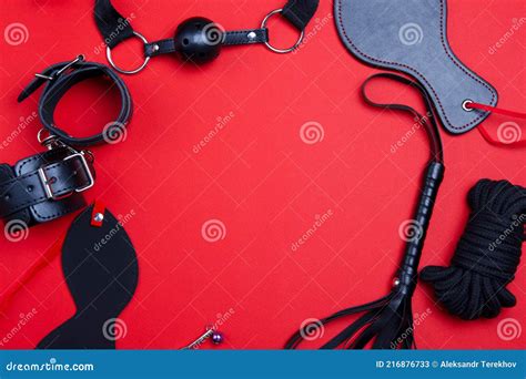 Bdsm Toys For Sex And Punishment In Form A Frame Stock Image Image Of Kinky Pain 216876733
