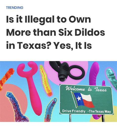 Alvaro Fizz On Twitter Rt Mattxiv Just Learned That Dildos Are More Regulated In Texas Than