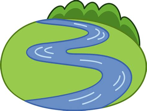 Clip Art River Flowing Clipart