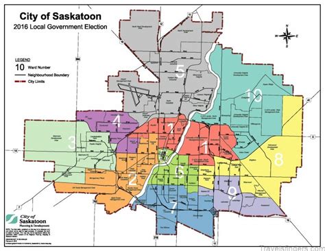 Saskatoon Map Of Saskatoon Travelsfinderscom
