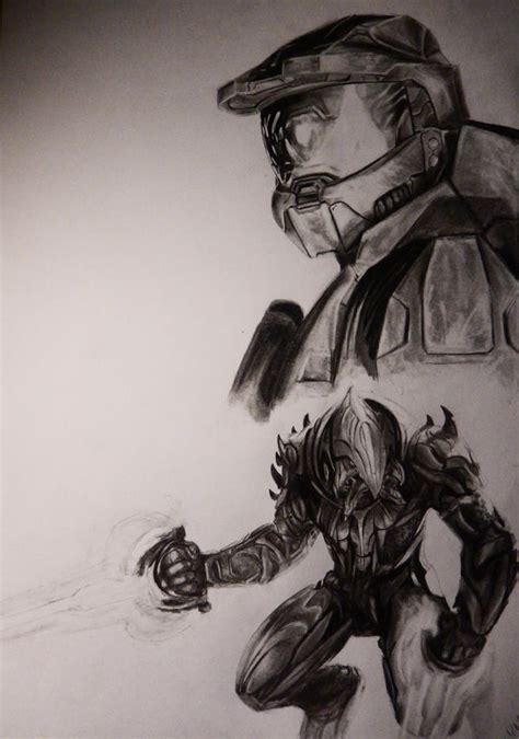 Halo Master Chief And Arbiter By Thugf0rlife On Deviantart