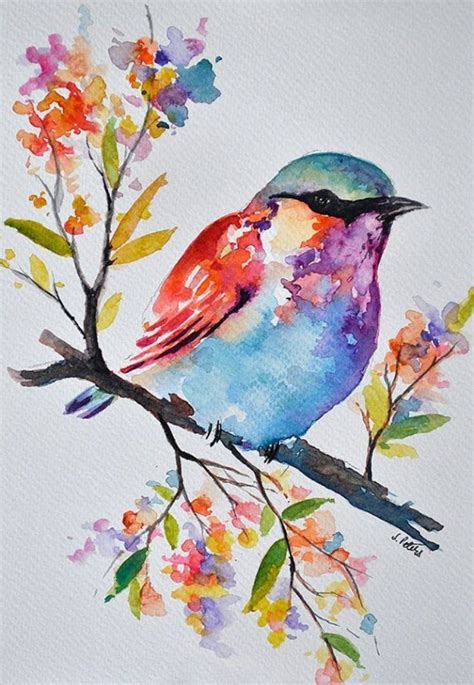 Bird Watercolor Paintings Watercolor Paintings For Beginners