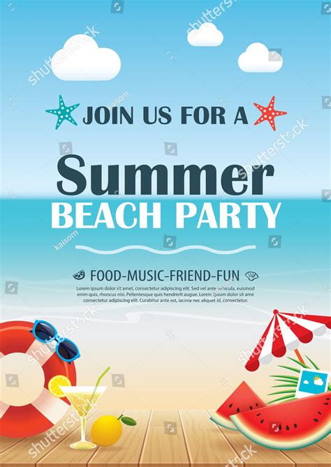 Invitations Invitations And Announcements Paper Printable Beach Invitation Invitation Template