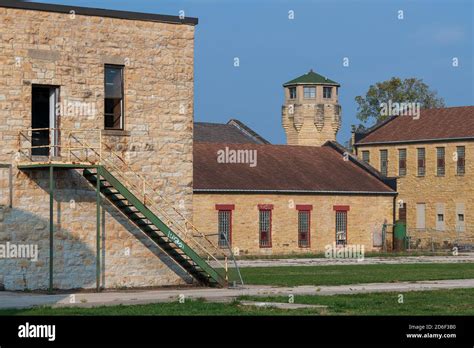 The Yard And Guard Tower Inside The Old Joliet State Prison On 1125