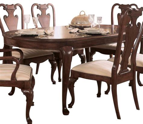 American Drew American Drew Cherry Grove Oval Leg Dining Table In Antique Cherry And Reviews Houzz
