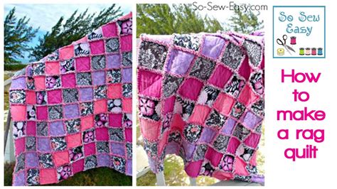 How To Make A Rag Quilt Youtube
