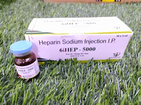 Heparin Sodium Injection Ip 5000 Iu At Rs 42piece In New Delhi Id