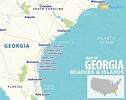 Best Georgia Beaches Beach Travel Destinations | Beach Map