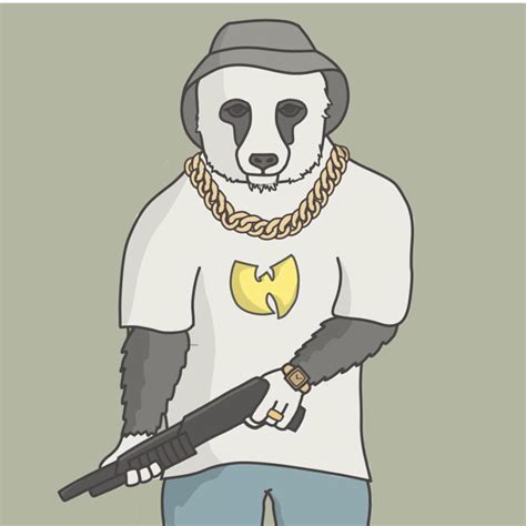 How To Draw A Gangster Panda