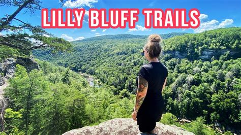 Hiking Lilly Bluff Trails Above Obed Scenic River Potters Falls