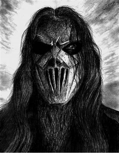 Slipknot Mick Thomson Draw Seven Mask Drawing